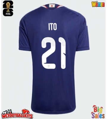 Japan Hiroki Ito #21 Replica Home Stadium Shirt for Women World Cup 2026 Short Sleeve
